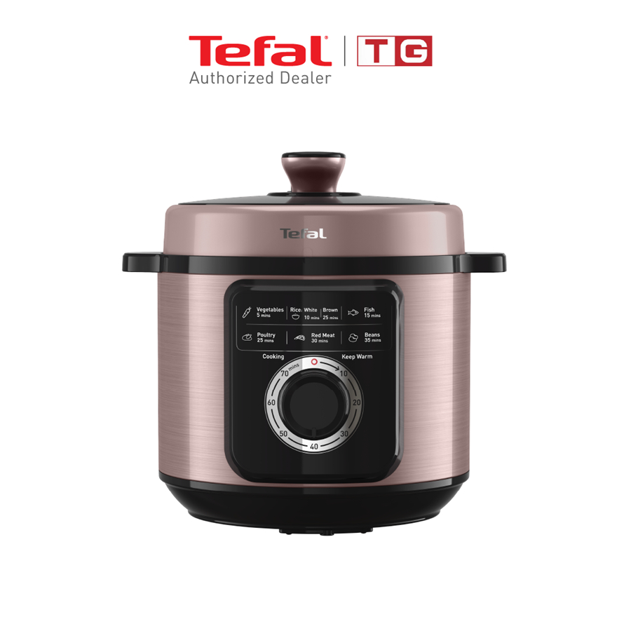 Tefal หม้ออัดแรงดันไฟฟ้า TURBO CUISINE รุ่น CY2116 T0 สีใหม่สีม่วงเมทัลลิก ความจุ 6 ลิตร ประกันศูนย์