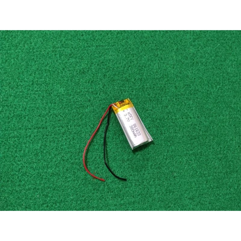 แบตเตอรี่ 3.7 โวลท์มีวงจร bms ในตัว 380 mah  861633