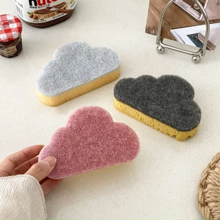 🏷️[Home] ฟองน้ำล้างจาน รูปขนมปัง Set2 ชิ้น ฟองน้ำล้างจานน่ารัก ฟองน้ำ🍞