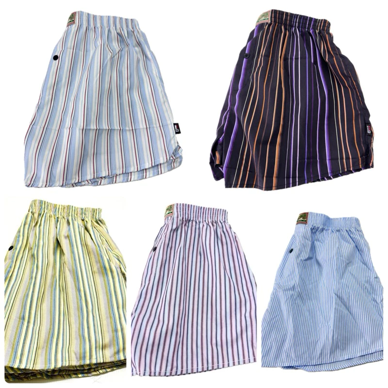 boxer black jack ( ลายริ้ว )AC ฟรีไซร์ boxer สไตล์เกาหลี ใส่สบาย บ๊อกเซอร์ผู้ชาย บ๊อกเซอร์ผู้หญิงทอม