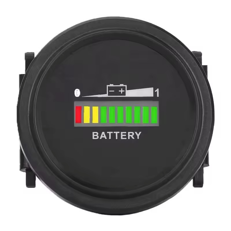 Battery Indicator 12V/24V/36V/48V/72V LED Waterproof Meter Gauge Battery Indicator