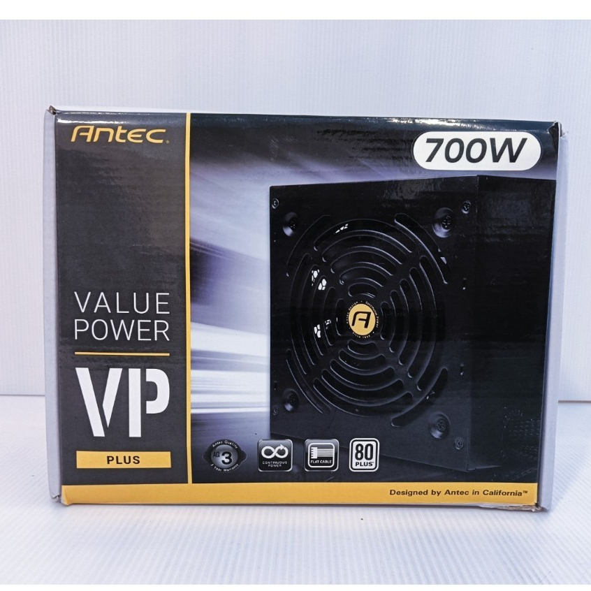 POWER SUPPLY ANTEC VP700P PLUS - 700W 80 PLUS