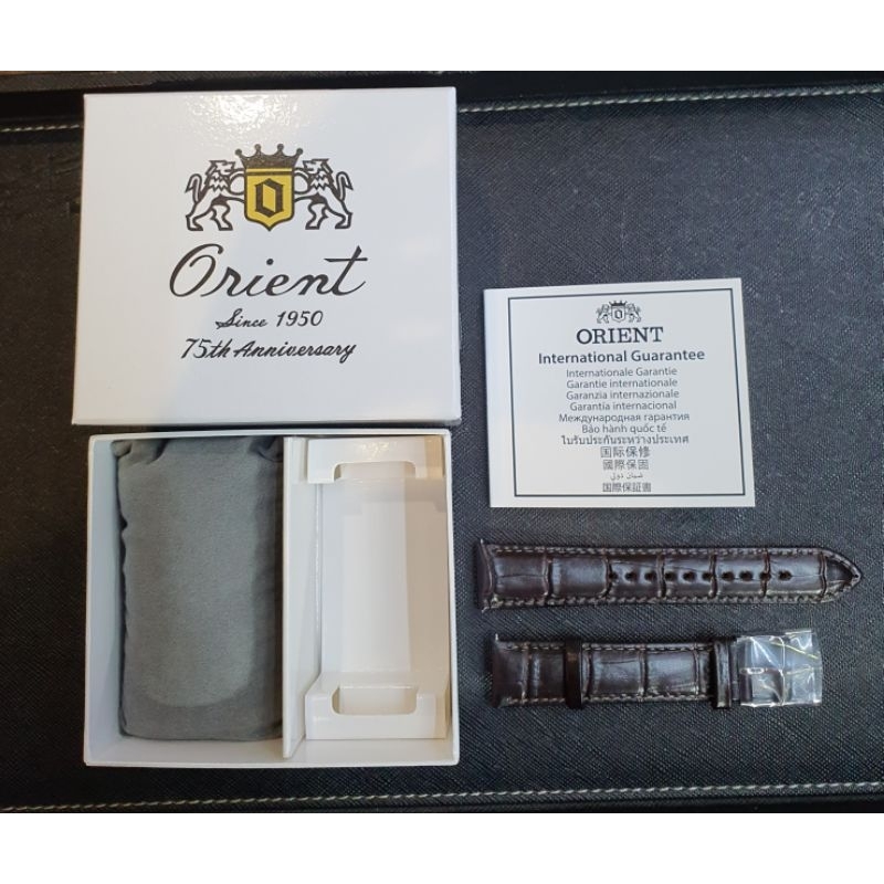 นาฬิกาข้อมือผู้ชาย Orient Bambino 38 Solar Limited 75ปี  RA-WK0006S ผลิต750เรือนทั่วโลก
