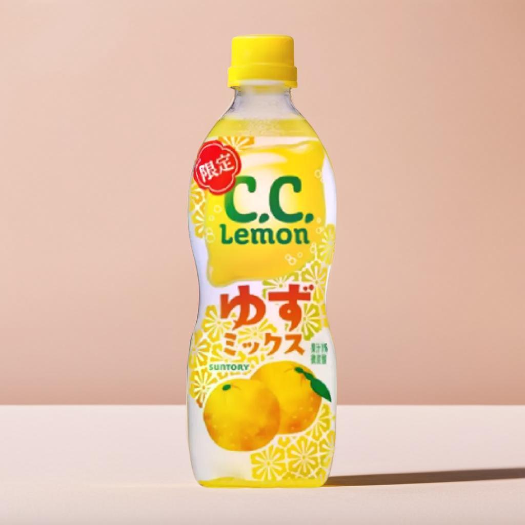 Suntory C.C. Lemon Yuzu 500ml เครื่องดื่มวิตามินซีสูง รสน้ำผึ้งมะนาวญี่ปุ่น นำเข้าแท้จากญี่ปุ่น