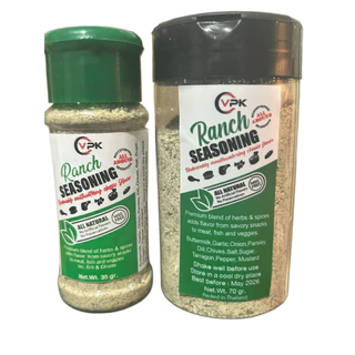 Ranch Seasoning, Original Ranch Seasoning including Dill & Chives, Perfect for meat, seafood or veggies 35gr-70gr