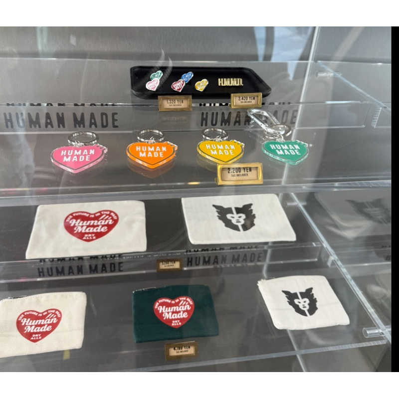 พวงกุญแจ Human made Heart keychain/ carabiner ของแท้ คอลใหม่