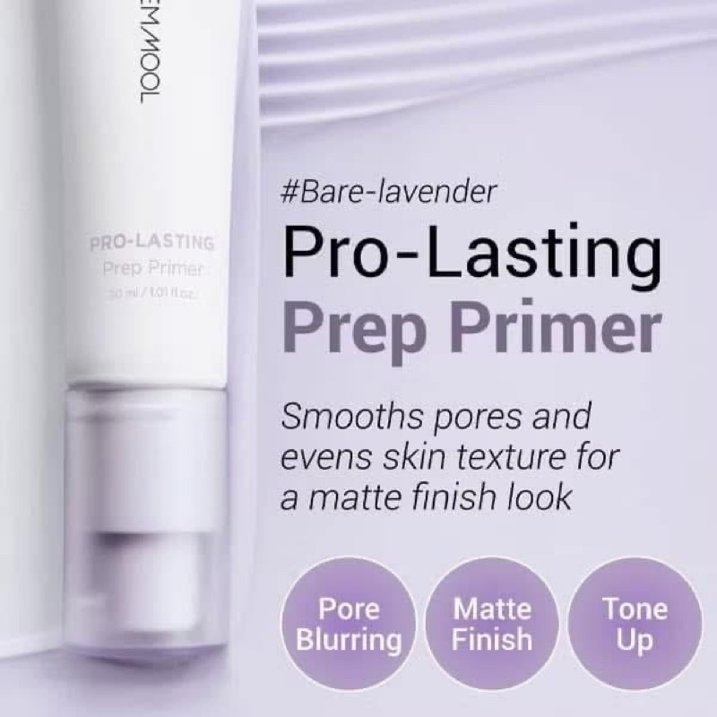 พร้อมส่ง💯 Jungsaemmool Pro-Lasting Prep Primer 30ml ไพรเมอร์Jung Sae Mool