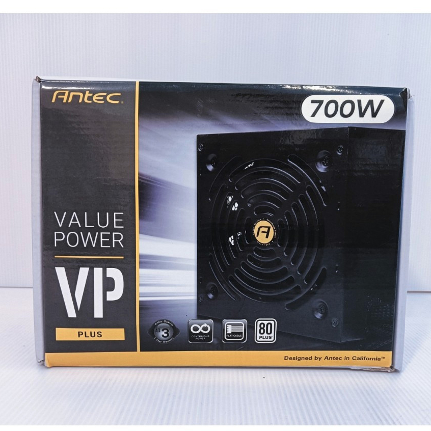 POWER SUPPLY   ANTEC VP700P PLUS - 700W 80 PLUS