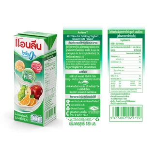 Anlene แอนลีน โบนซ์แอคทีฟ นมกล่องโยเกิร์ตพร้อมดื่ม ยกลัง 4x180 มล. (48 กล่อง)