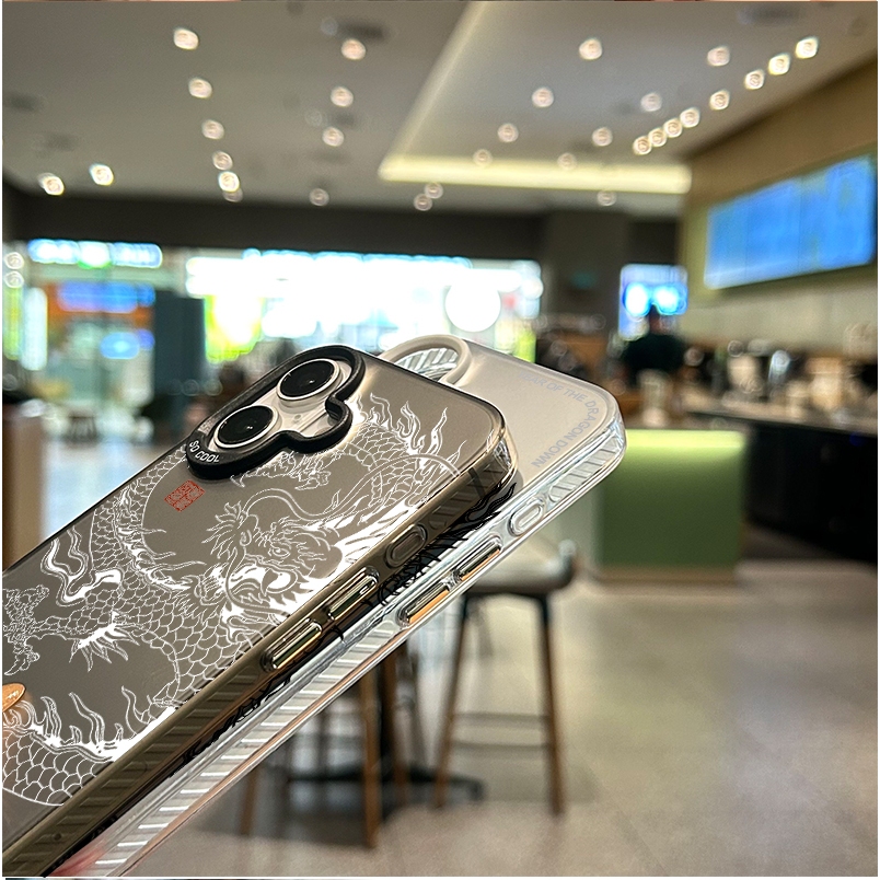 สำหรับ OPPO A7 A15 A16 A92 A9 A95 A57 A78 A18 A94 A3 A60 A93 A98 A79 A60 A58 A3S F11PRO แบรนด์อินเทรนด์เย็นมังกรยาวคู่ว - รูปที่ 7