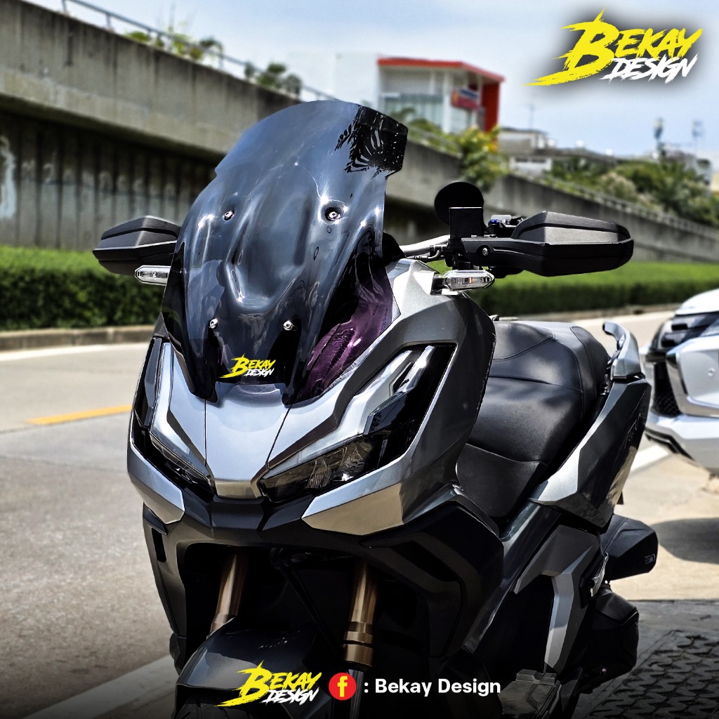 Bekay Design ชิลด์ ADV350 ทรง Italy สปอร์ต สูง 21 นิ้ว หนา 3 มิล (ชิลด์จำเป็นต้องใช้กับบูทชิวแต่งจึงจะแข็งแรง) ราคา ถูกที่สุด ดีลบีเคเค แกลเลอรีภาพที่ 7