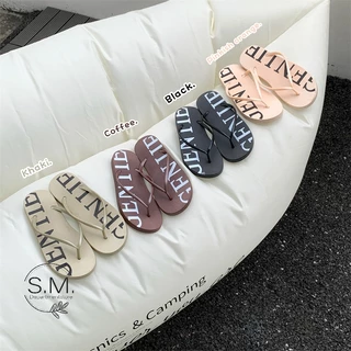 รองเท้าแตะหูคีบ พื้นนิ่ม รองเท้าแฟชั่น แบบสวม มีให้เลือก 6 สี