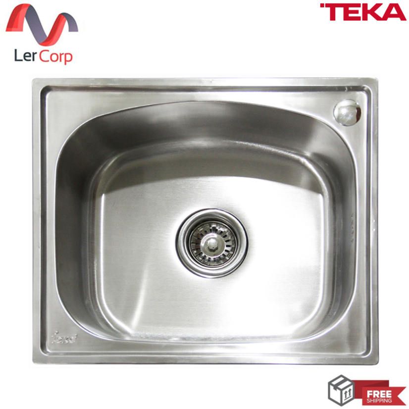 (Teka) ซิงค์ 1 หลุม T50 1B SS ฟรี ก๊อกน้ำเย็น