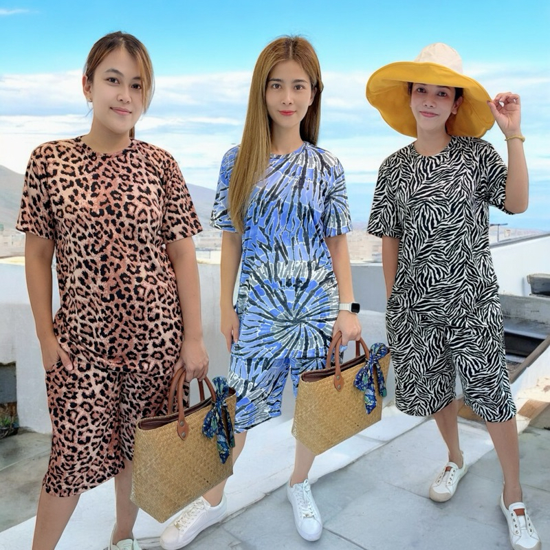 ชุดเซ็ทสาวอวบใส่สบายเหมาะกับหน้าร้อน