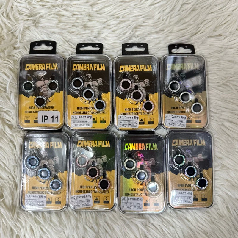 ฟิล์มเลนส์กล้องเพชรสำหรับ iPad Gen11 Gen10 Air6 Air5 Air4 Mini6 Samsung A55 A35 A15 A54