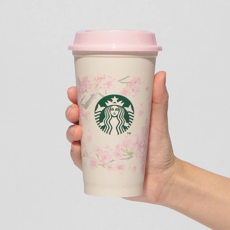 แก้วรียูส Starbucks Sakura 2025 พร้อมจุกหมี thumbnail 10