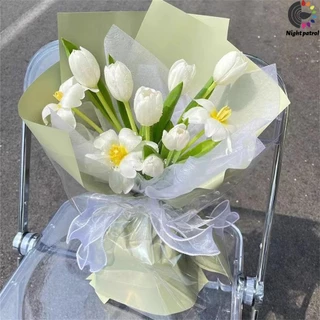 ม้วนริบบิ้นผ้าซาติน 40mm เกาหลี ผ้าชีฟอง มีหลายสี ริบบิ้นห่อข ริบบิ้นห่อข DIY ของตกแต่งของขวัญ