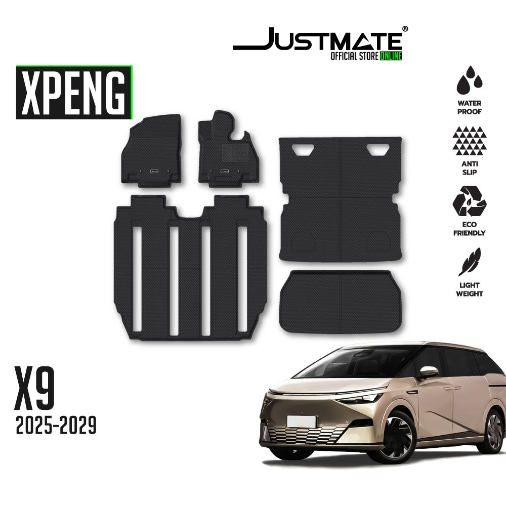 [JUSTMATE] XPENG พรมปูพื้นรถยนต์ XPENG X9 2025 - 2029