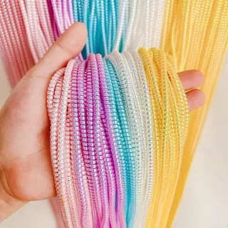 พร้อมส่ง เกลียวถนอมสายชาร์จ สายยาว 1.4 เมตร แต่งสายชาร์จให้สวยงาม สายเกลียวพันสายชาร์จ กันสายหักได้ดีมาก มีหลายสี
