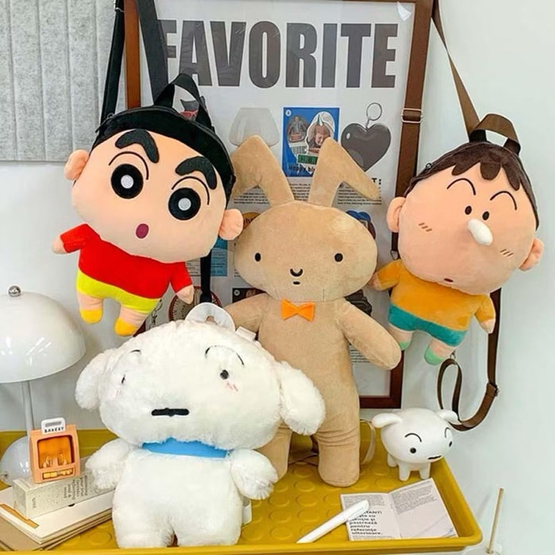 ร้าน🇹🇭 พร้อมส่ง✨ กระเป๋าเป้ตุ๊กตาชินจังลิขสิทธิ์แท้ Crayon Shinchan Doll Backpack by Youmai