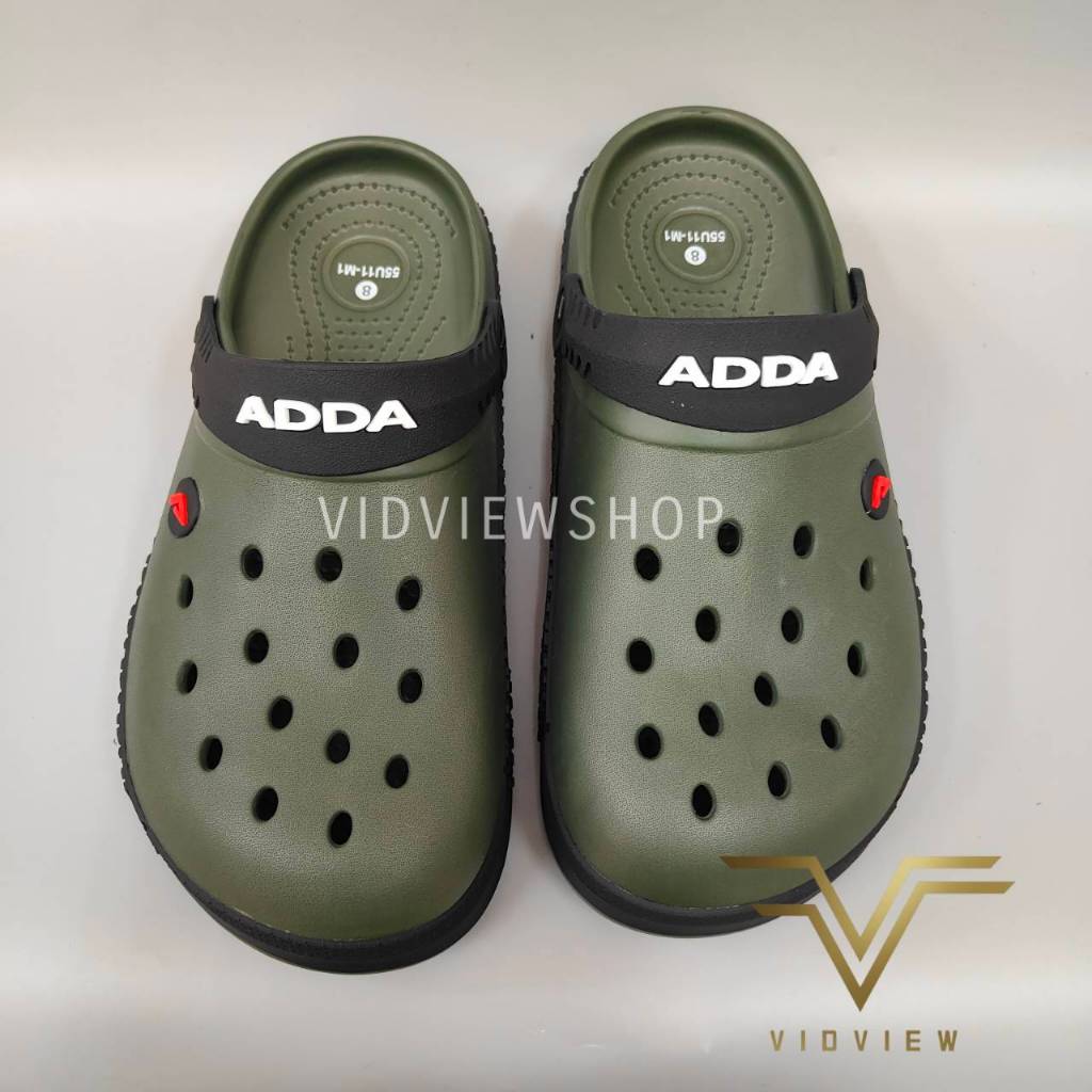 VIDVIEW !!ลดสนั่น!! รองเท้าหัวโต ชาย Adda 55U11 ใส่สบาย พื้นนิ่ม ไซส์ 40-45 ยี่ห้อแอ๊ดด้า