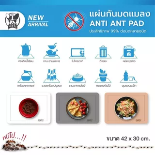 🔥🔥ไล่มด💯รุ่นใหม่ แผ่นกันมด แมลง (ของแท้) Anti-ant pad ขนาด 30x42cm มีหลายแบบให้เลือก