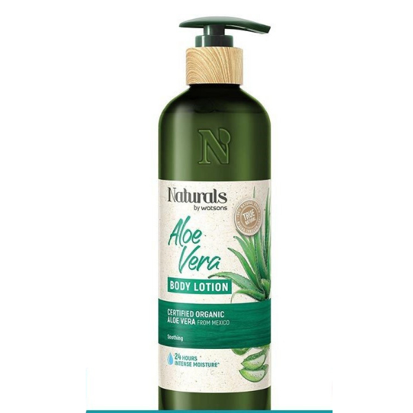 Naturals by Watsons Aloe Vera Body Lotion เนเชอรัล บาย วัตสัน อโลเวล่า บอดี้โลชั่น 490 มล.