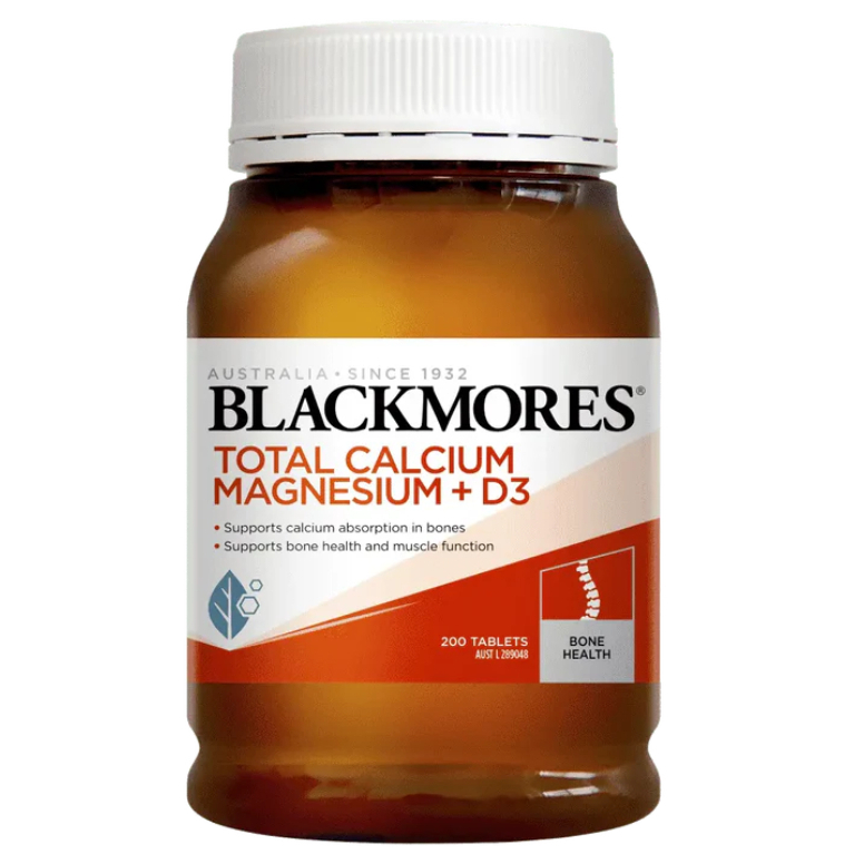 Blackmores Total Calcium Magnesium + D3 200 Tablets