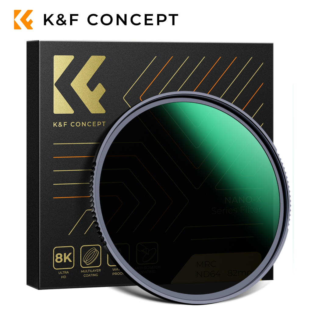 K&F CONCEPT ND Filter 58mm NDLens Filter Fixed Value ND Filter Infinitely Adjustable ND Filter