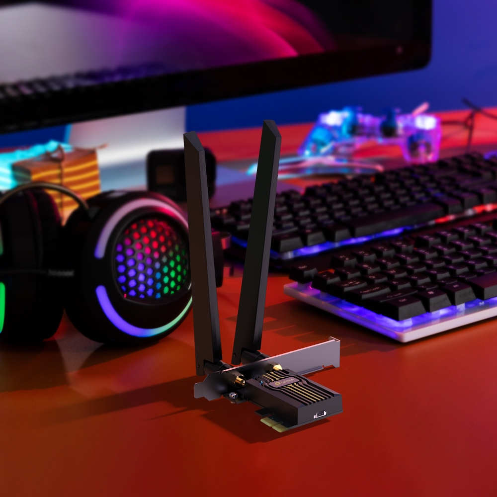 TP-LINK (Archer TBE400E) BE6500 Wi-Fi 7 Bluetooth 5.4 PCIe Adapter - รูปที่ 6