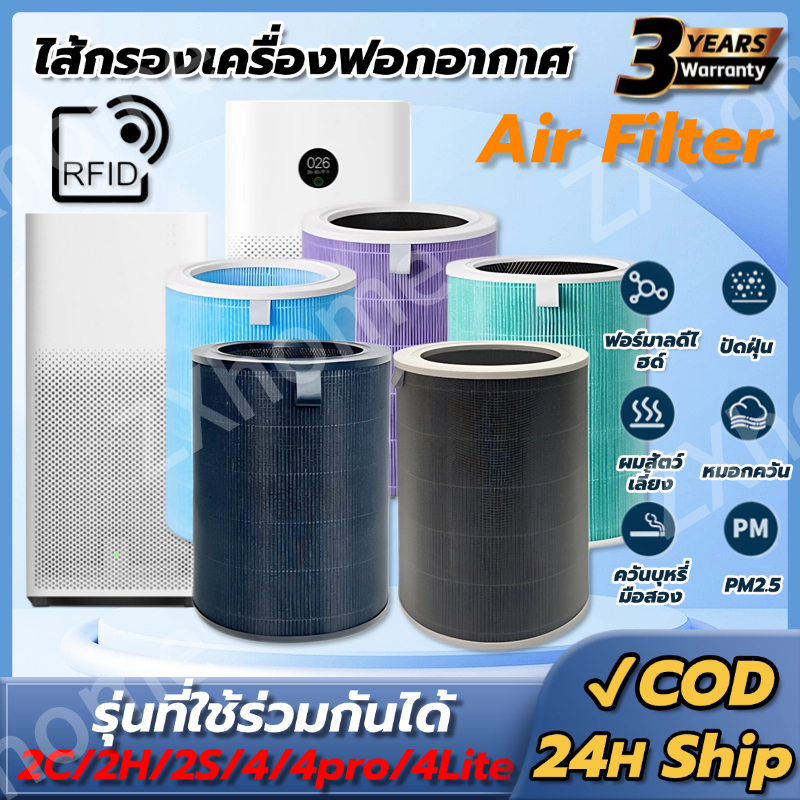 (มี RFID)ไส้กรอง ไส้กรองเครื่องฟอกอากาศ ไส้กรองอากาศ Xiao Mi Air Purifier Filter สำหรับ Mi 1 2S 2C 2