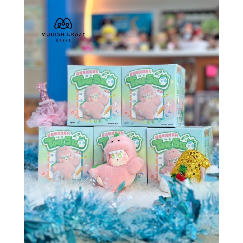 【แท้💯％】🦕THE SLLO x HIDDEN WOOO • Fluffy Dino SLLO Series