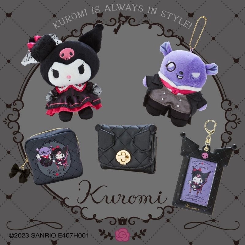 Sanrio Kuromi & Baku Pouch (Delusional Lady Kuromi)Sanrio