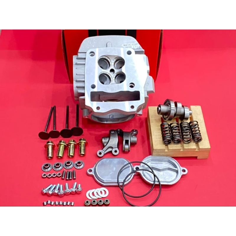 ฝาสูบ4วาล์วW125&ปลาวาฬ57,59,60,64,65,66,67,68พร้อมอุปกรณ์ครบชุด มอเตอร์ไซค์ สินค้าคุณภาพสูง