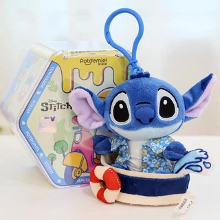 พร้อมส่ง (จุ่ม) พวงกุญแจ Stitch Disney Version 2 สุ่ม 1 กล่อง มี 6 แบบให้สะสม