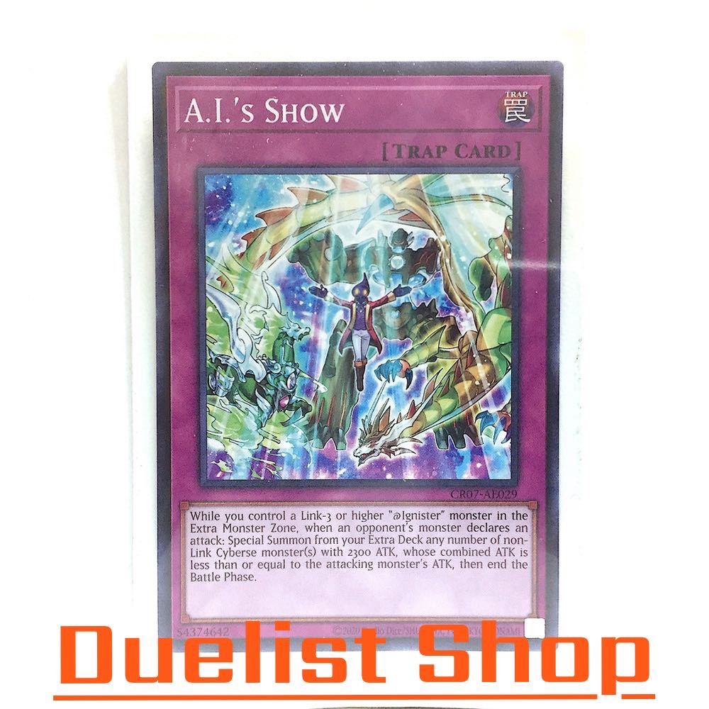A.I.'s Show (N) Trap [Normal] ชุด CR07-AE029 การ์ดยูกิโอ (Yu-Gi-Oh!) OCG Asia EN