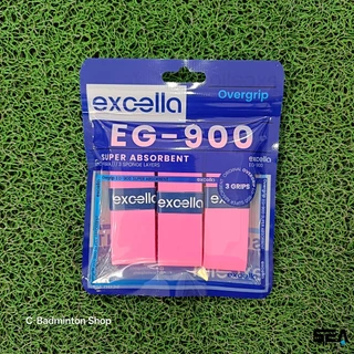 EXCELLA กริปพันด้ามญี่ปุ่น รุ่น EG900 ซับเหงื่อยอดเยี่ยม หนึบ แห้งไว 1 แพ๊ค 3 ชิ้น
