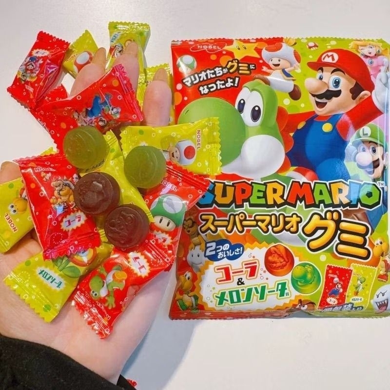 กัมมี่ ซุปเปอร์มาริโอ้ สุดน่ารักจากญี่ปุ่น เยลลี่ Nobel Super Mario ขนาด 85g ราคา ถูกที่สุด ดีลบีเคเค แกลเลอรีภาพที่ 3