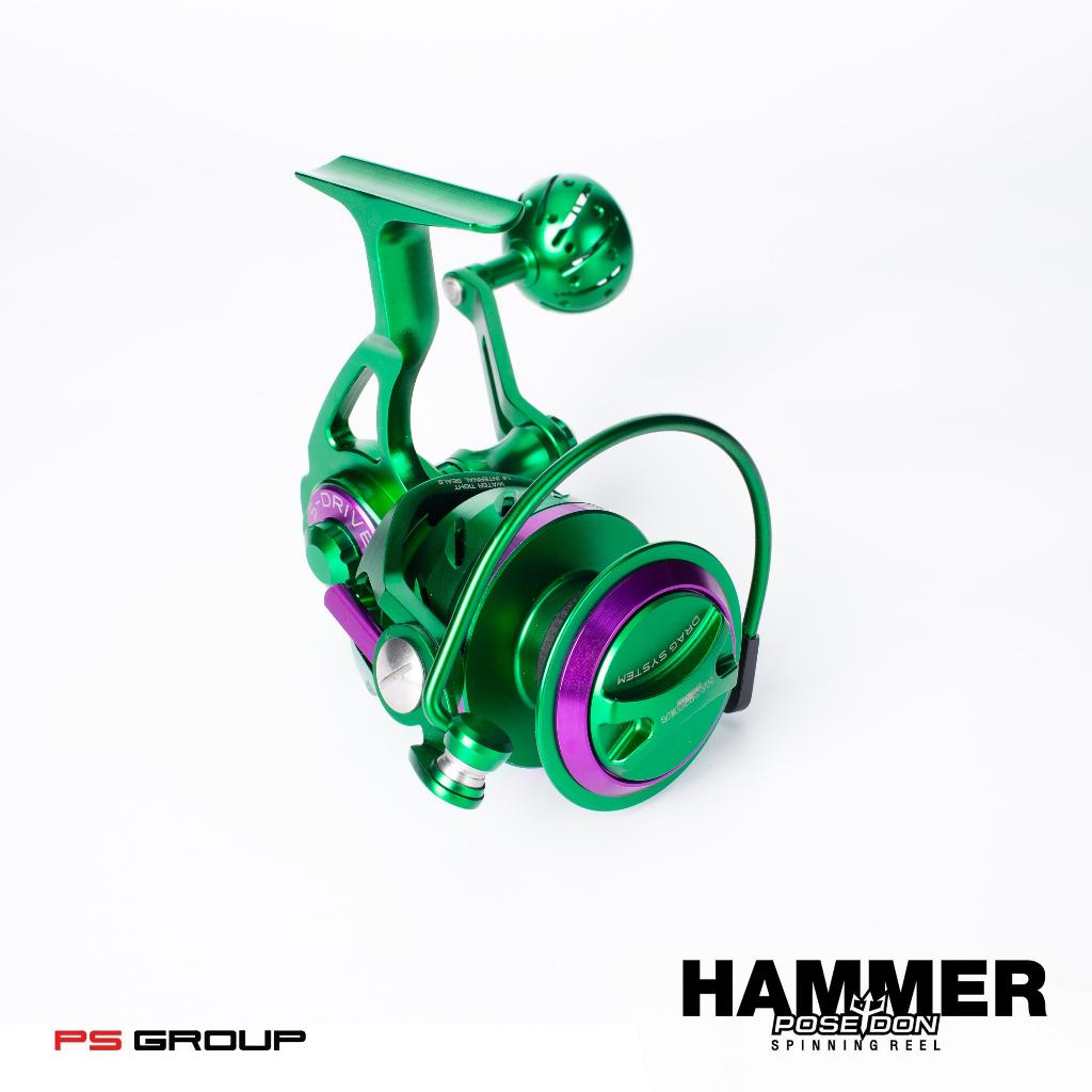 รอก Poseidon Hammer รอกสปินนิ่งกันน้ำ 100% ดีไซน์สวย คุณภาพดี
