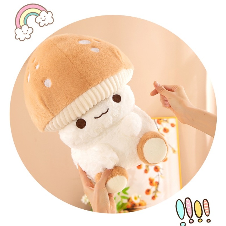 เห็ดคนของเล่นตุ๊กตาของขวัญสําหรับตกแต่งบ้านตุ๊กตาของเล่นหมอนเบาะสําหรับเด็กคอลเลกชัน - รูปที่ 3