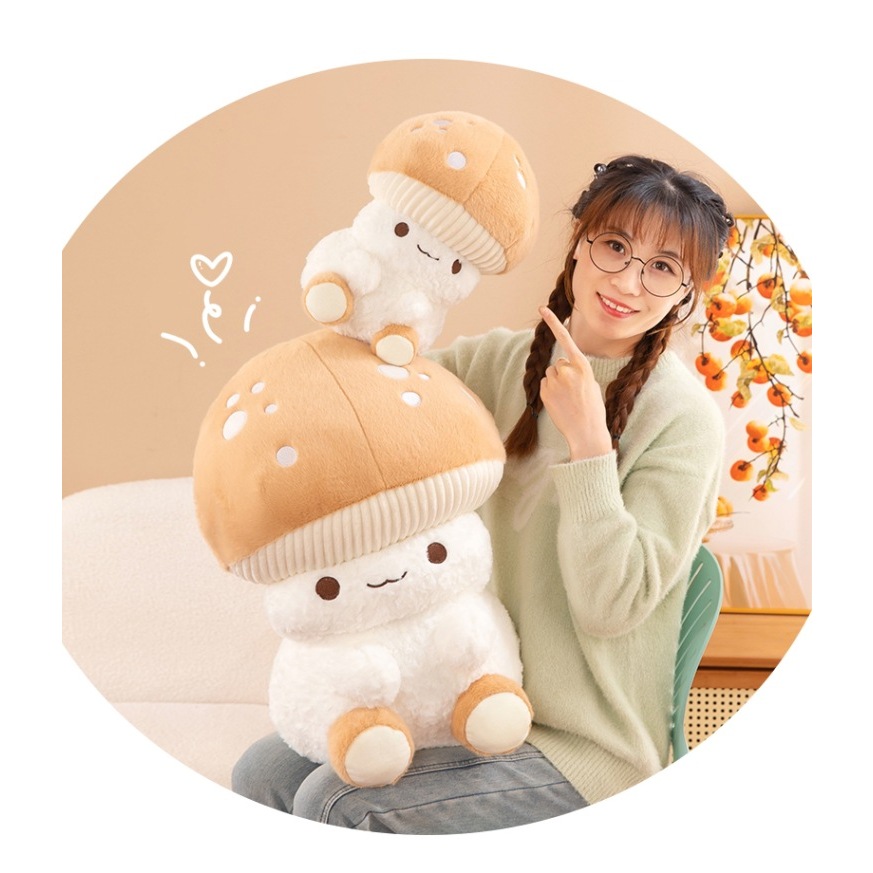 เห็ดคนของเล่นตุ๊กตาของขวัญสําหรับตกแต่งบ้านตุ๊กตาของเล่นหมอนเบาะสําหรับเด็กคอลเลกชัน - รูปที่ 5