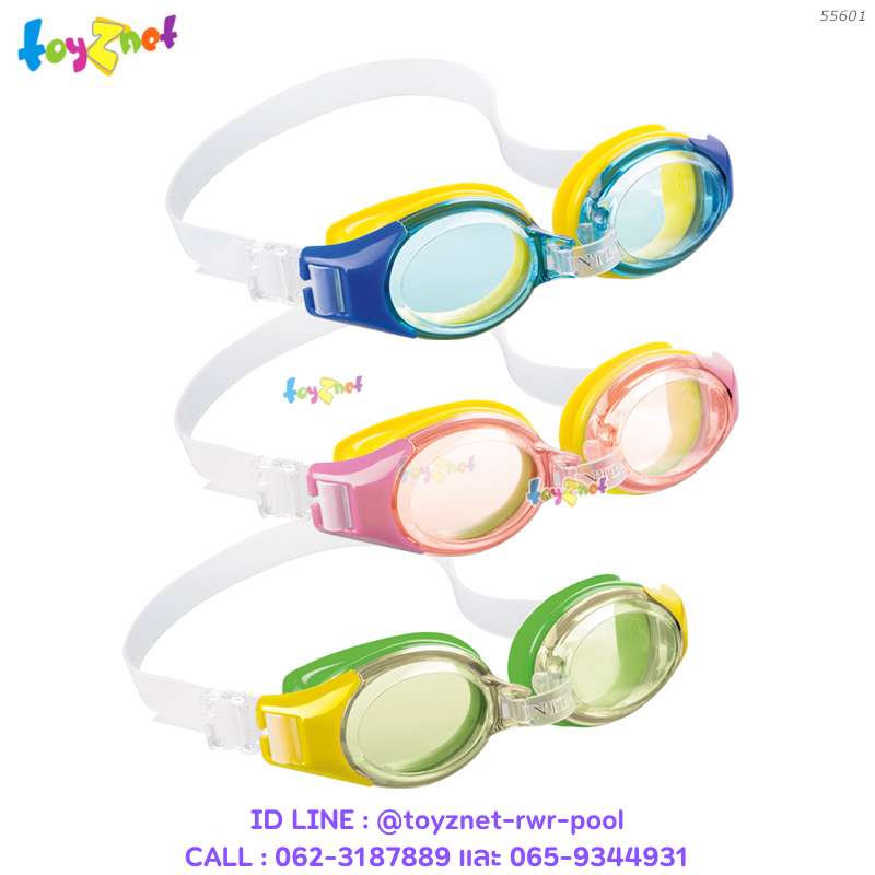 Intex แว่นว่ายน้ำจูเนียร์ รุ่น 55601