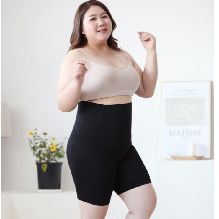 U-0099 ⚡️SALE⚡️ กางเกงกันม้วนกระชับสัดส่วน กระชับต้นขา กางเกงเก็บหน้าท้อง เอวสูง กางเกงเก็บพุง ซับใน