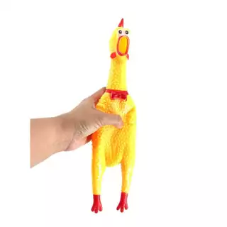 petto ไก่โอ๊ค ไก่บีบ ของเล่นสุนัข ของเล่นยางกัด ยางกัดสุนัข Chicken sound toy 🔥 พร้อมส่ง 🔥