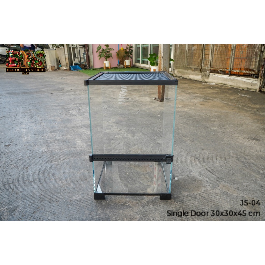 ตู้กระจกเลี้ยงสัตว์ Single door เปิดหน้า1ประตู มี4ขนาด ตู้terrarium ตู้เลี้ยงสัตว์เลื้อยคลาน บ้านสัตว์ ฝาวางโคมไฟได้