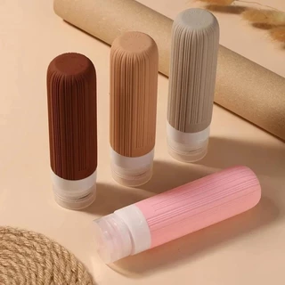 ขวดแบ่งสารซิลิโคน 4ชิ้น 90มล กันรั่วซึม ขวดบีบเดินทาง สำหรับเจลอาบน้ํา โลชั่น ของใช้พกพา ขนาดเล็ก ขวดแบ่ง นักเดินทาง