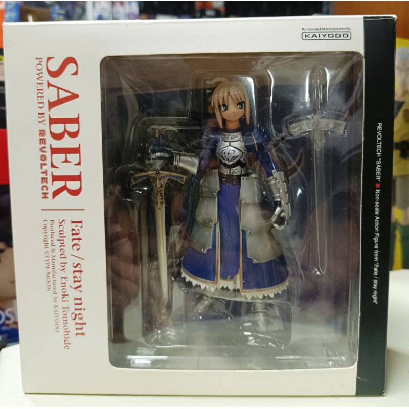 ของแท้ Kaiyodo Revoltech Fate Stay Night Saber Action Figure