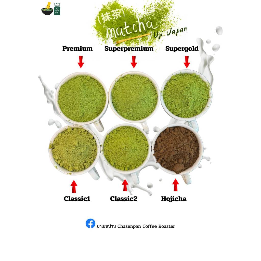 Matcha Chasenpan มัทฉะญี่ปุ่น แท้100% จากเมือง Uji Japan ชาเซนปาน Chasenpan ขนาดทดลอง 30g.