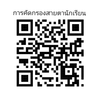 แผ่นวัดสายตามาตรฐาน ชนิดตัวเลข ระยะ 6 เมตร
