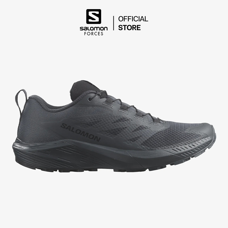 Salomon Forces - Sense Ride 5 SR [Black/Black/Phantom] รองเท้าวิ่งเทรล Trail Running กันลื่น น้ำหนัก